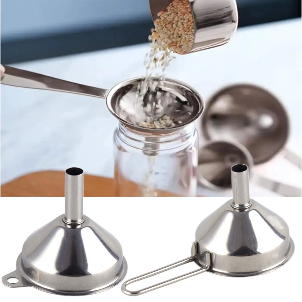 Home Cooking Help - Wide Mouth Stainless Steel Funnel Kitchen
