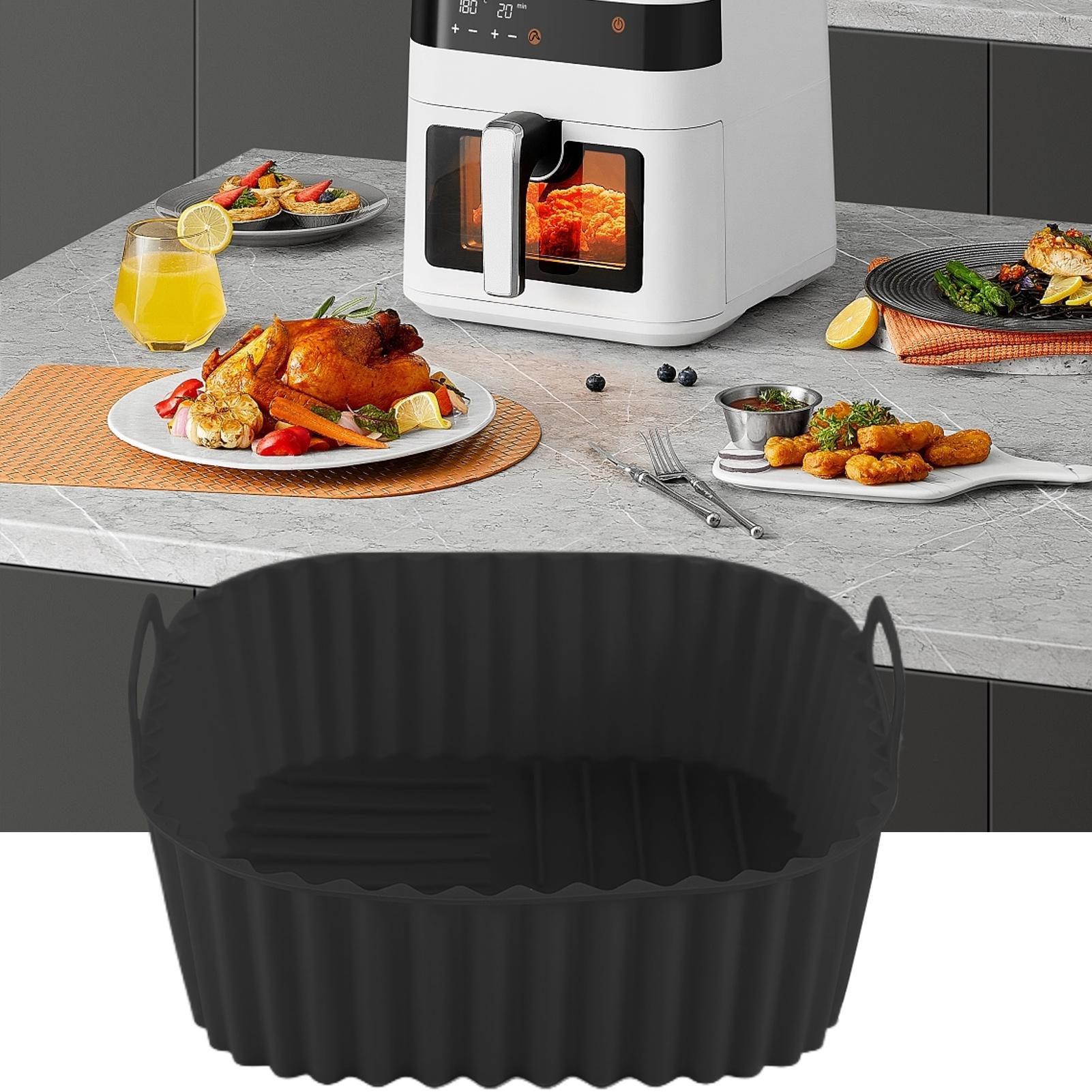 Home Cooking Cookbook - Reusable Air Fryer Liners Square Air