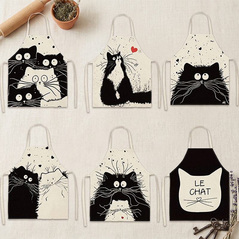 Funny Black Cat Print Kitchen  - Home Cooking For Cats recensie en prijs
