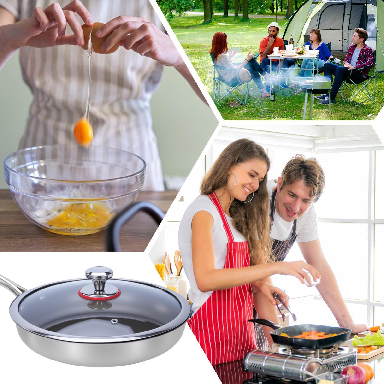 Titanium Cooking Pan Non-Stick - Home Cooking Meal recensie en prijs
