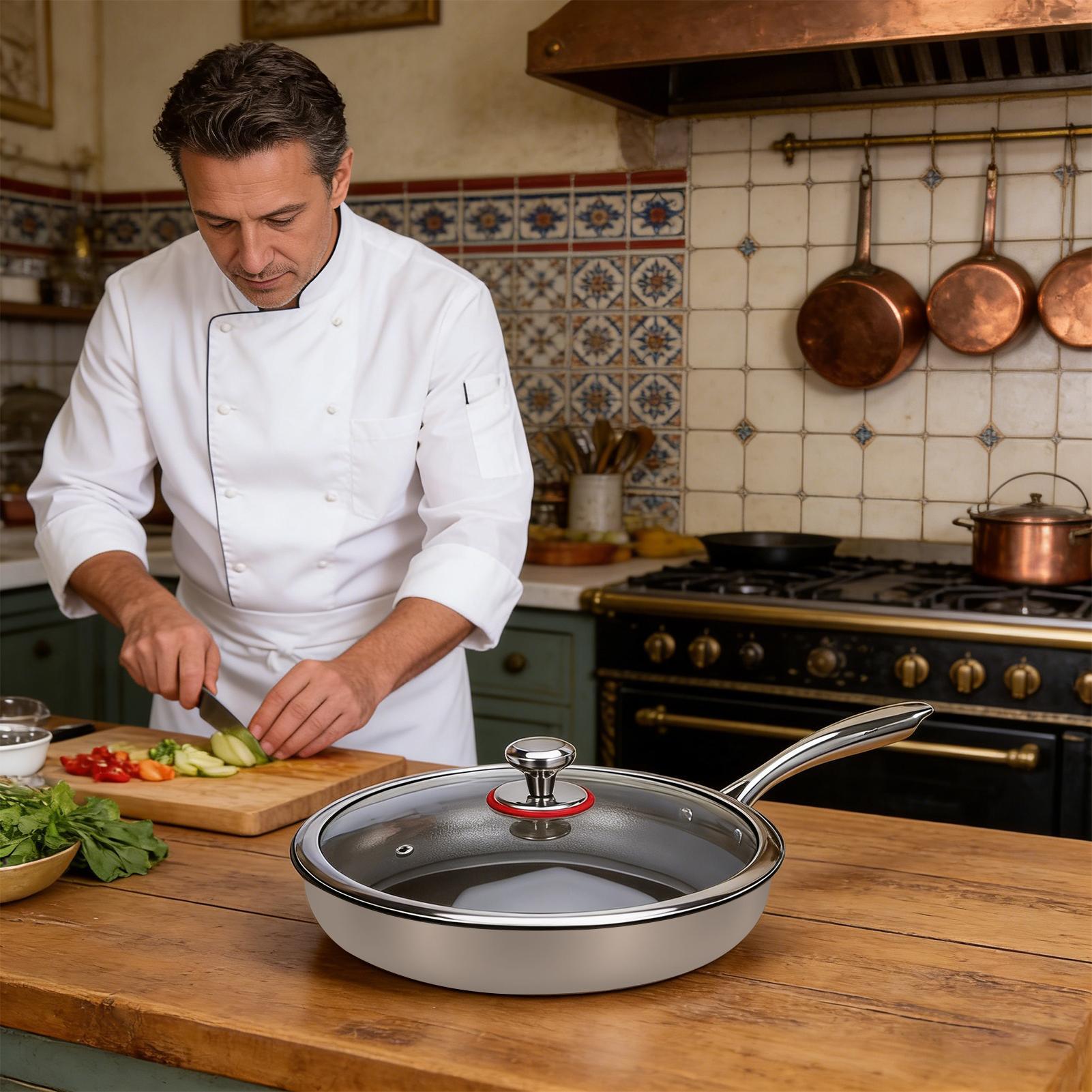 Titanium Cooking Pan Non-Stick - Home Cooking Meal recensie en prijs