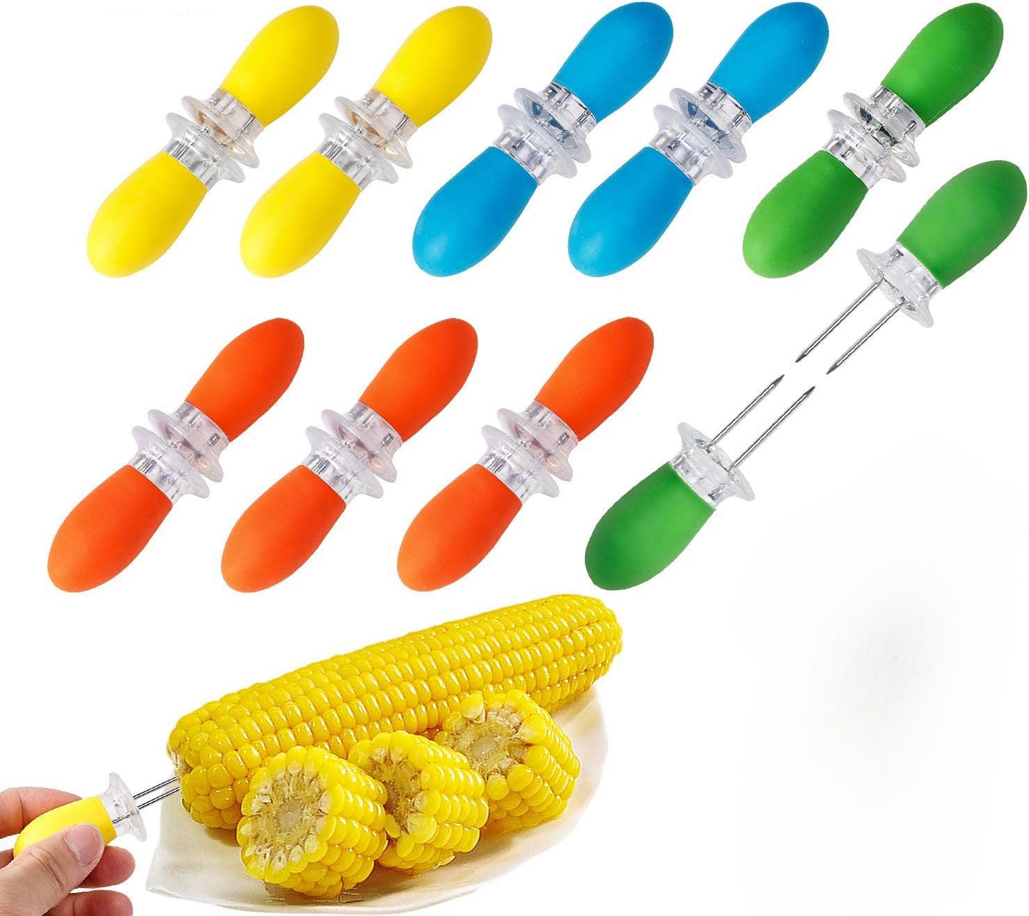 Stainless Steel Corn Cob Holde - Home Cooking On recensie en prijs