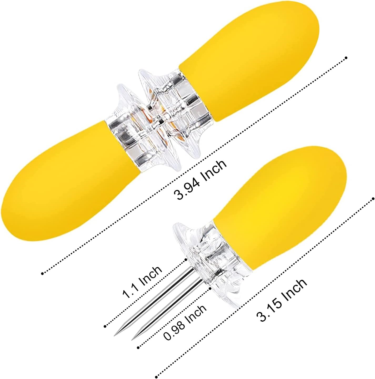 Stainless Steel Corn Cob Holde - Home Cooking On recensie en prijs