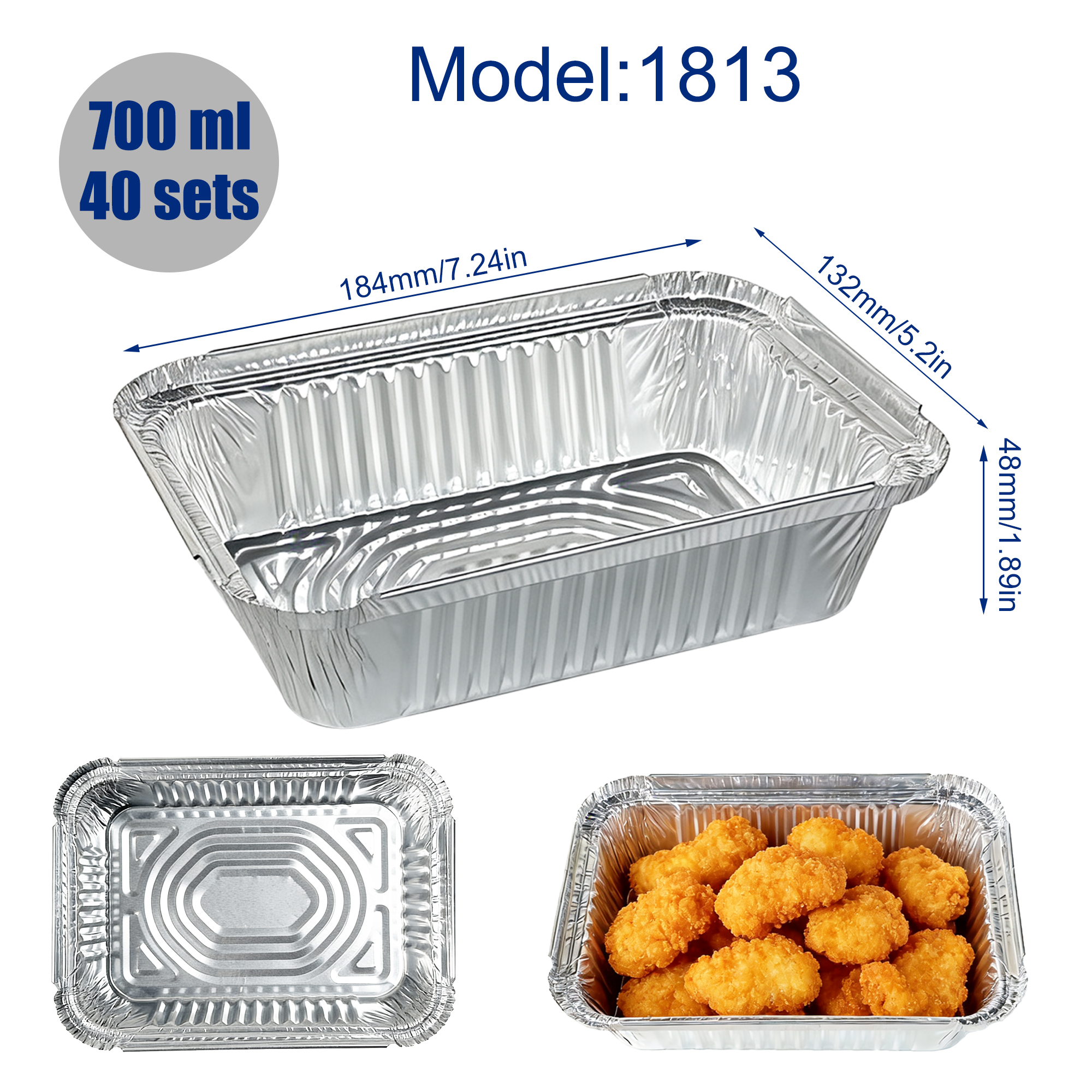 40 Containers + 40 Lids, Silve - Home Cooking Meal recensie en prijs