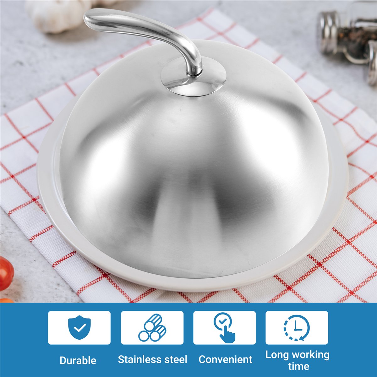 1Pcs 24cm Stainless Steel Stea - Home Cooking Meal recensie en prijs