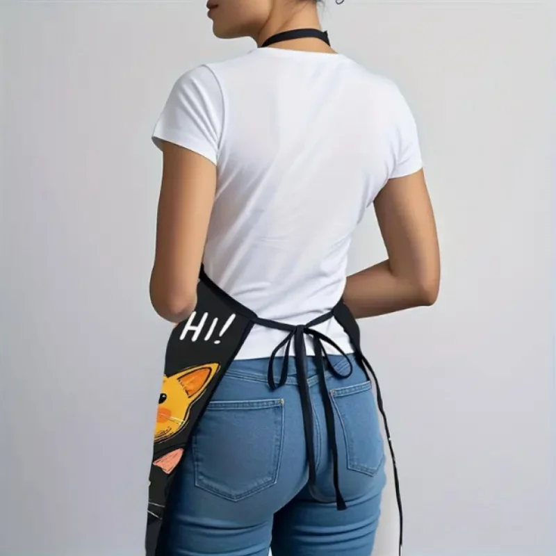 Cute Cat Print Apron 1pc, Kitc - Home Cooking For Cats recensie en prijs