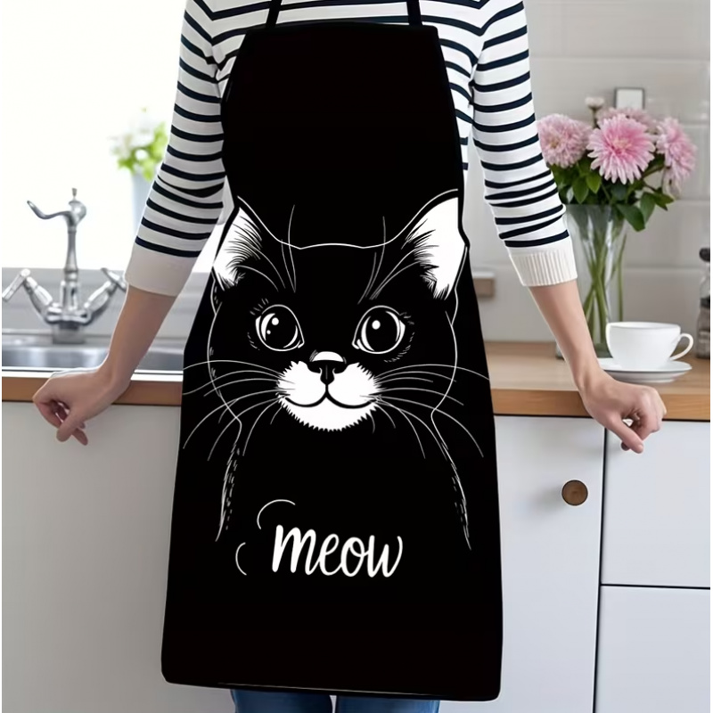 Cute Black Cat Print Apron, 1- - Home Cooking For Cats recensie en prijs