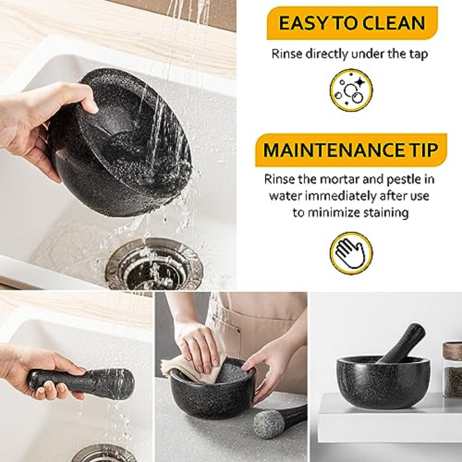 Velaze Large Mortar and Pestle - Mortar Pestle Granite recensie en prijs