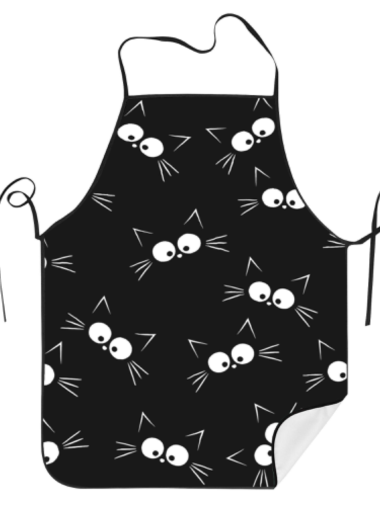 Playful Black Cat Pattern Adul - Home Cooking For Cats recensie en prijs