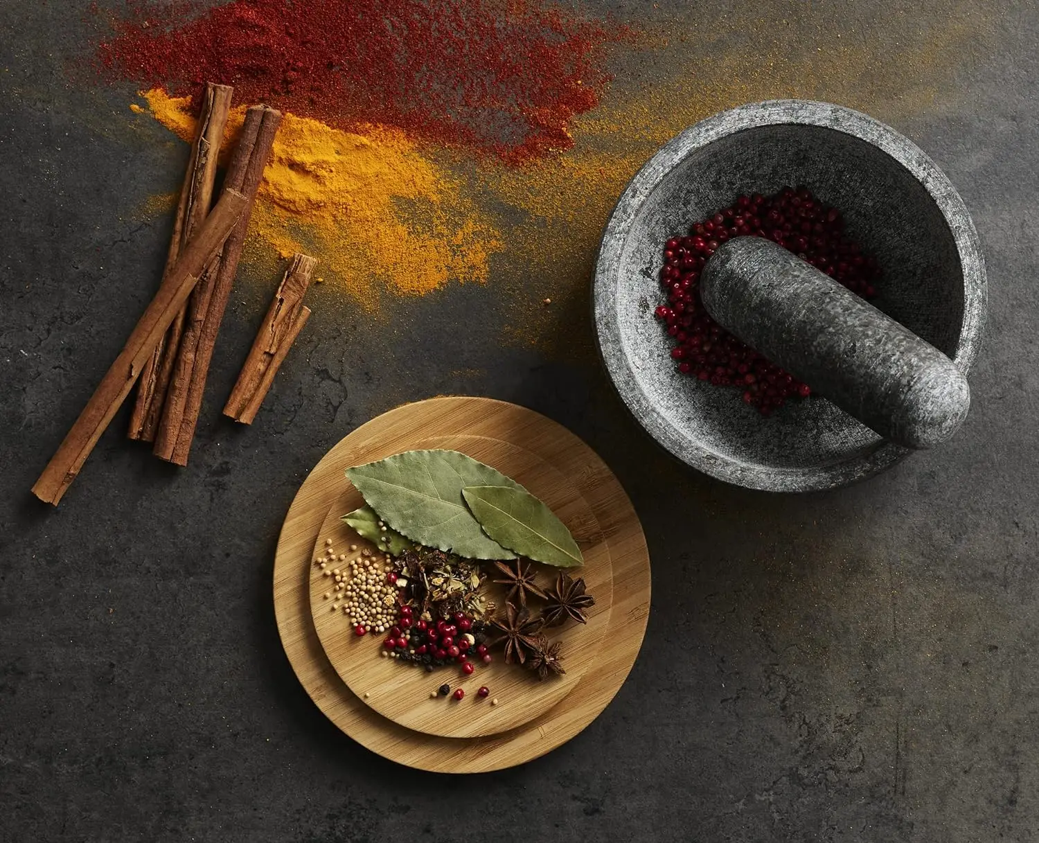 Bamboo cover granite pestle, s - Mortar Pestle Granite recensie en prijs