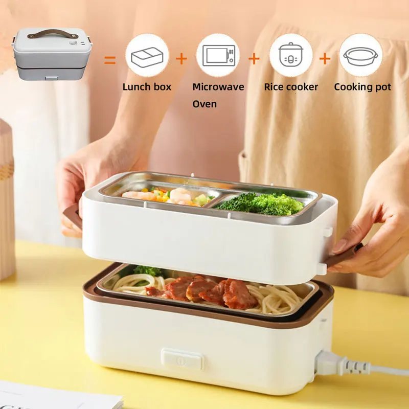 Portable Electric Lunch Box Ri - Home Cooking On recensie en prijs