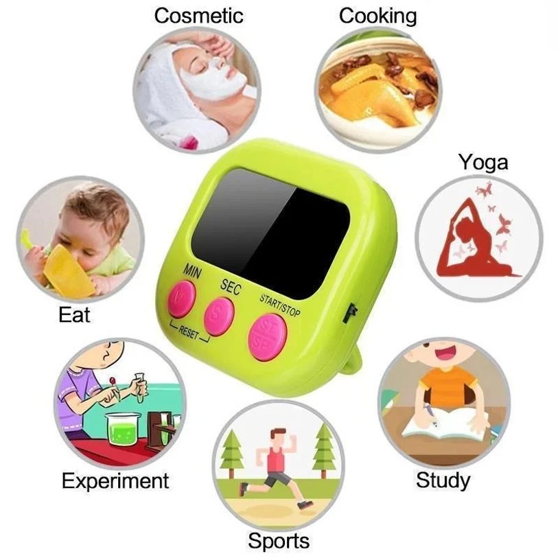 Kitchen Timer Magnetic LCD Dig - Home Cooking Cookbook recensie en prijs