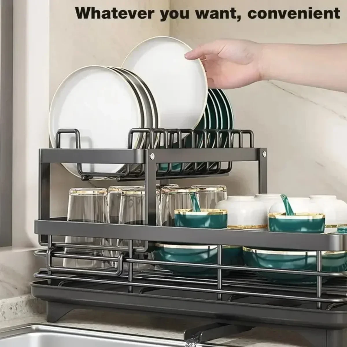 Double Layer Bowl Rack Adjusta - Home Cooking Dishes recensie en prijs