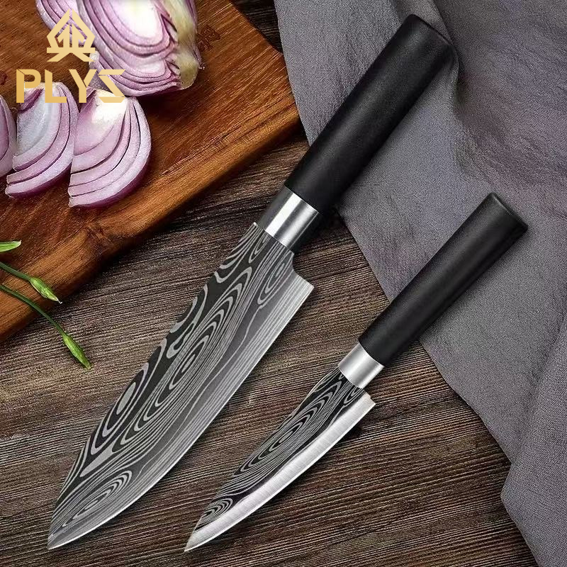 Damascus pattern Kitchen Knife - Home Cooking Help recensie en prijs