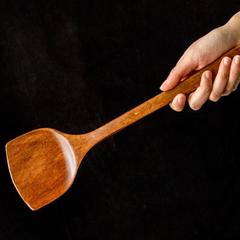 Wooden Spatula Long Handle Hea - Home Cooking Cookbook recensie en prijs