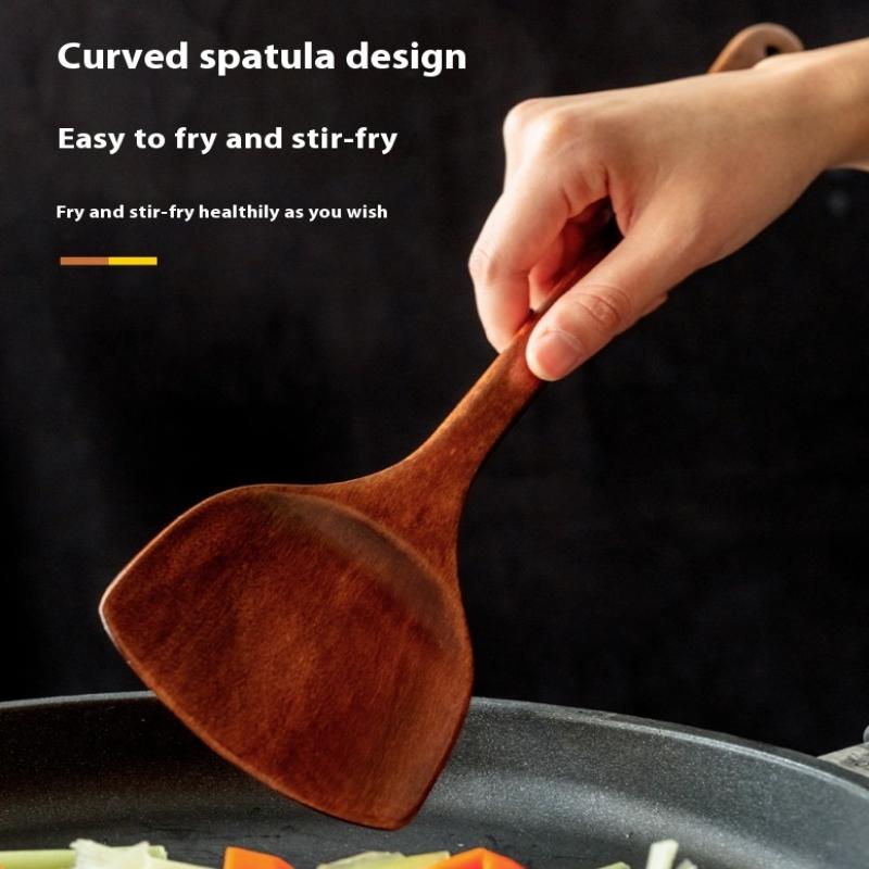 Wooden Spatula Long Handle Hea - Home Cooking Cookbook recensie en prijs