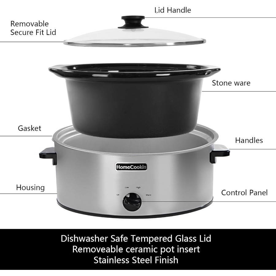7 Quart Oval Manual Slow Cooke - Home Cooking Meal recensie en prijs