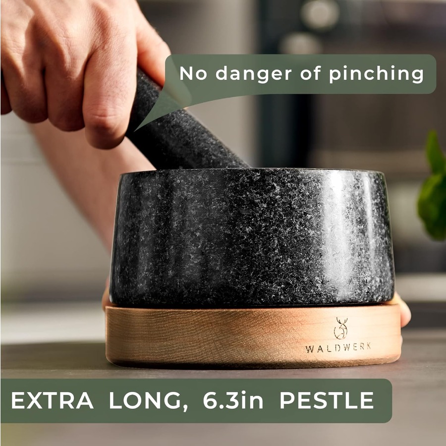 WALDWERK Mortar and Pestle Set - Mortar Pestle Granite recensie en prijs