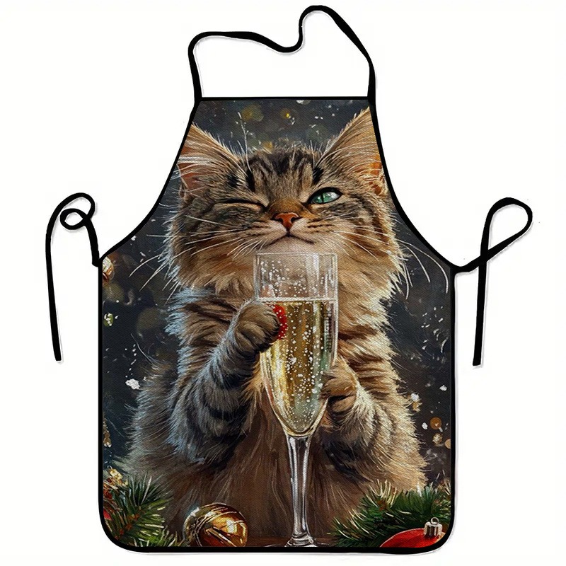 A Cat-Themed Printed Apron, St - Home Cooking For Cats recensie en prijs