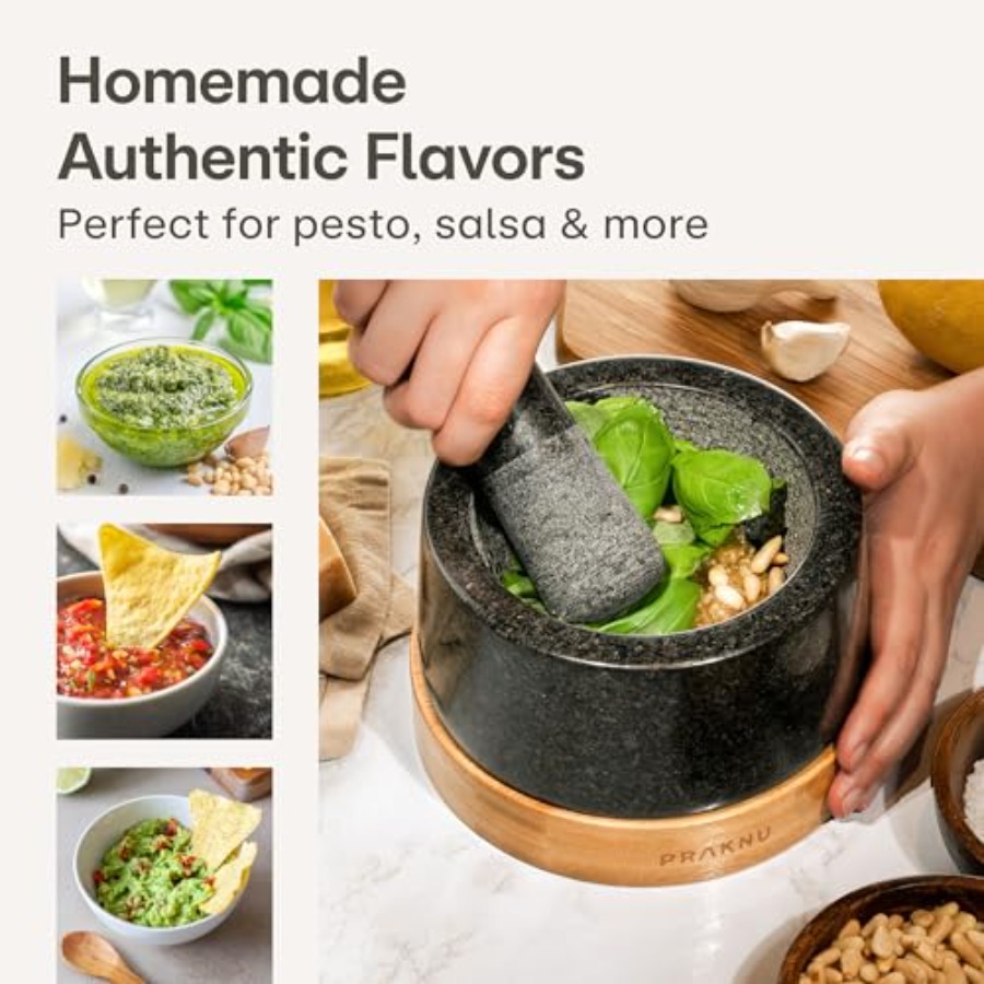 Large 2 Cup Mortar and Pestle  - Mortar Pestle Granite recensie en prijs