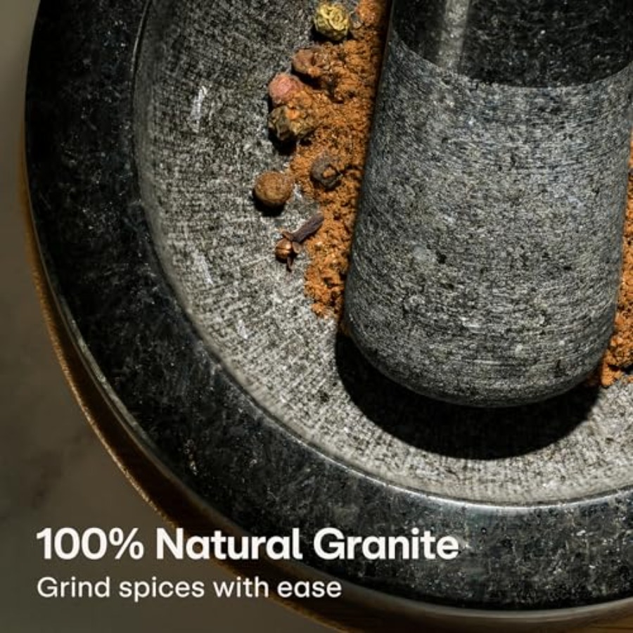 Large 2 Cup Mortar and Pestle  - Mortar Pestle Granite recensie en prijs