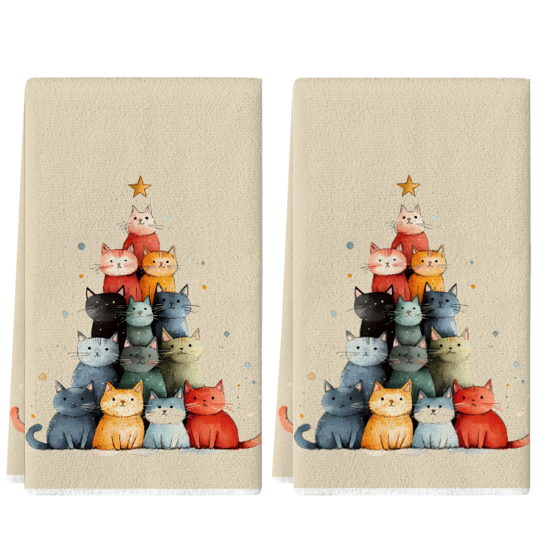 2Pcs, Cute Cat-Themed Kitchen  - Home Cooking For Cats recensie en prijs