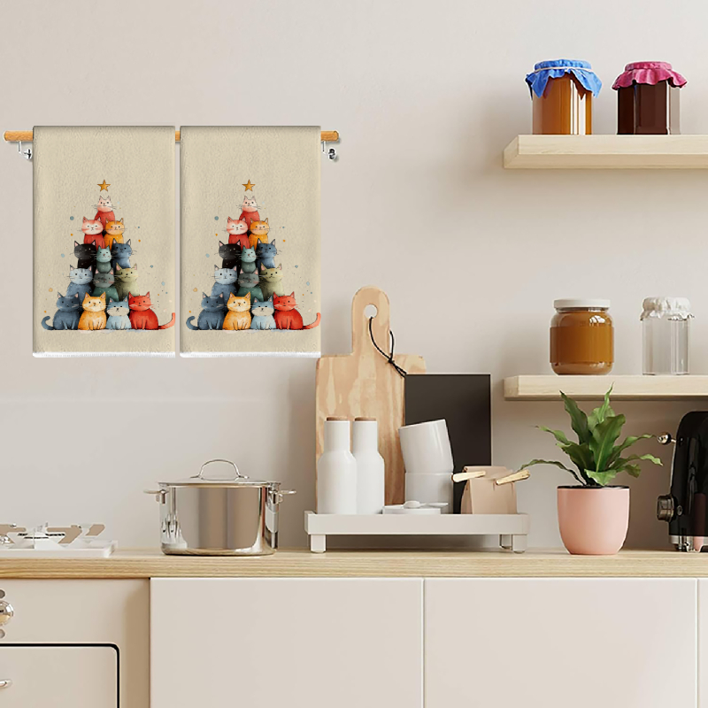 2Pcs, Cute Cat-Themed Kitchen  - Home Cooking For Cats recensie en prijs