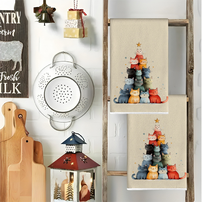 2Pcs, Cute Cat-Themed Kitchen  - Home Cooking For Cats recensie en prijs