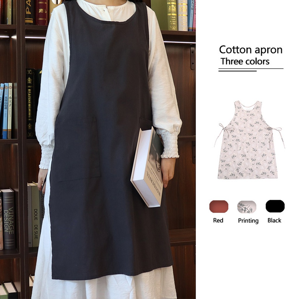 Cotton Apron Korean Sleeveless - Home Cooking Business recensie en prijs