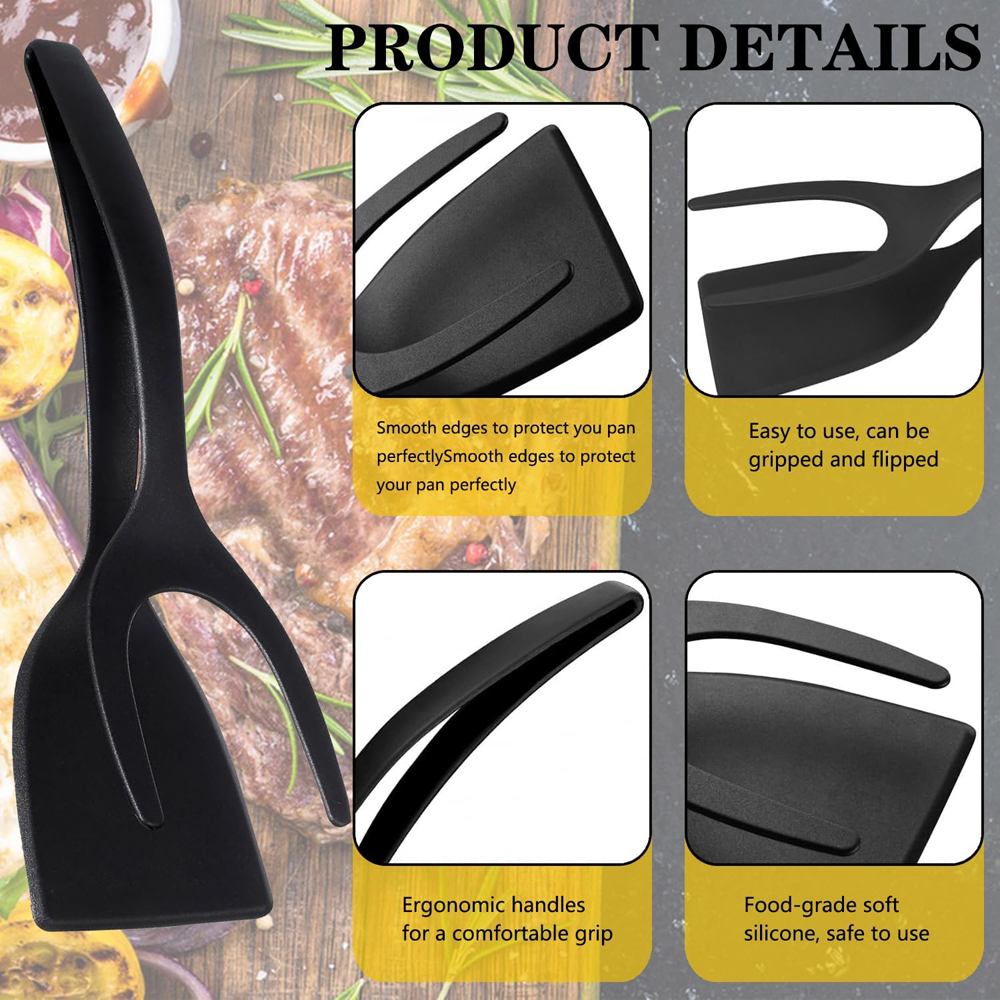 2 in 1 Grip Flip Spatula Clamp - Home Cooking Cookbook recensie en prijs