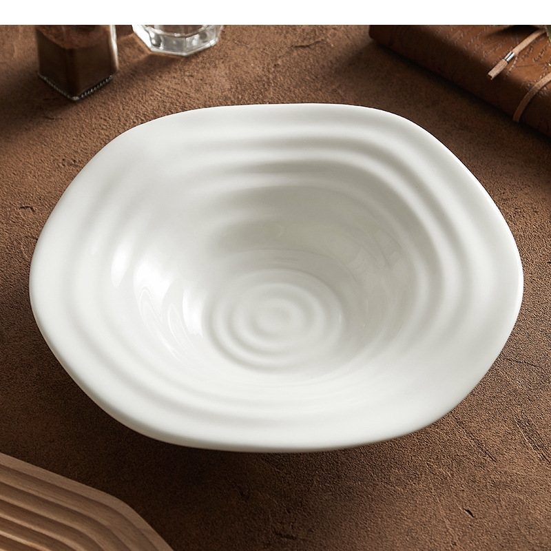 Irregular Shaped White Salad P - Home Cooking Dishes recensie en prijs