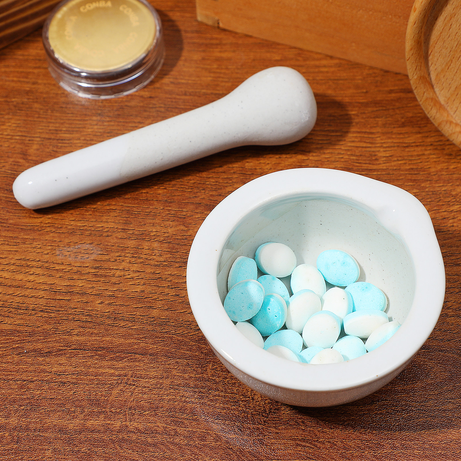 Mini Porcelain Mortar Grinding - Mortar Pestle Granite recensie en prijs