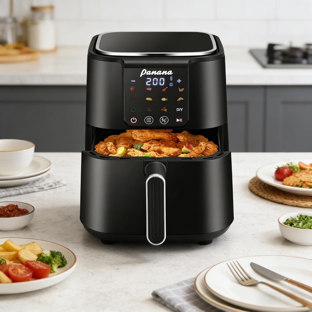 Large 6Qt Oil Free Airfryer Ov - Home Cooking Meal recensie en prijs