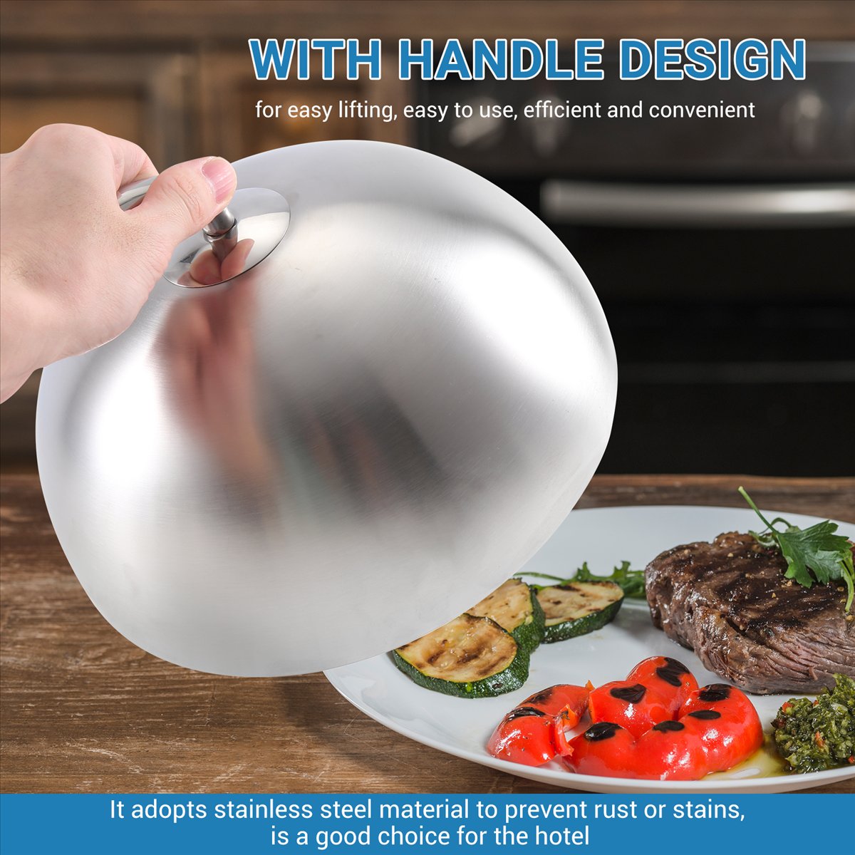 1Pcs 24cm Stainless Steel Stea - Home Cooking Meal recensie en prijs