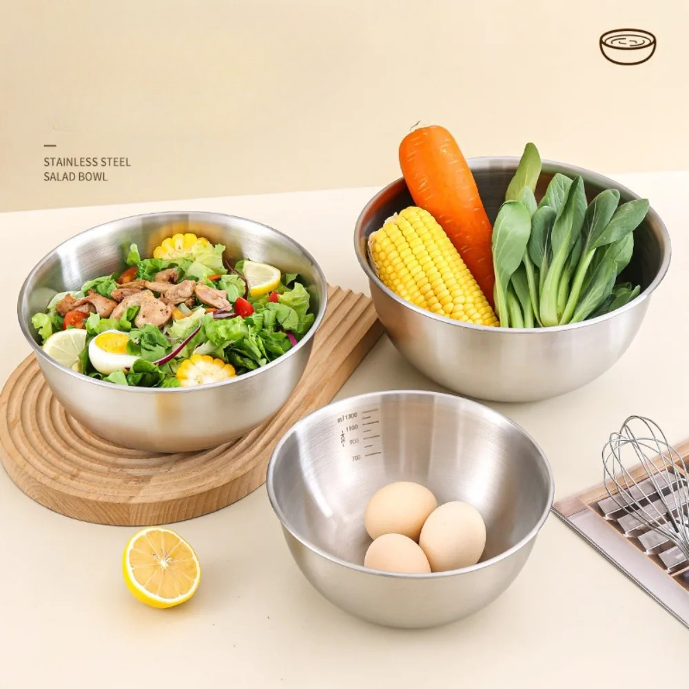 3pcs Stainless Steel Bowl Set  - Home Cooking Cookbook recensie en prijs