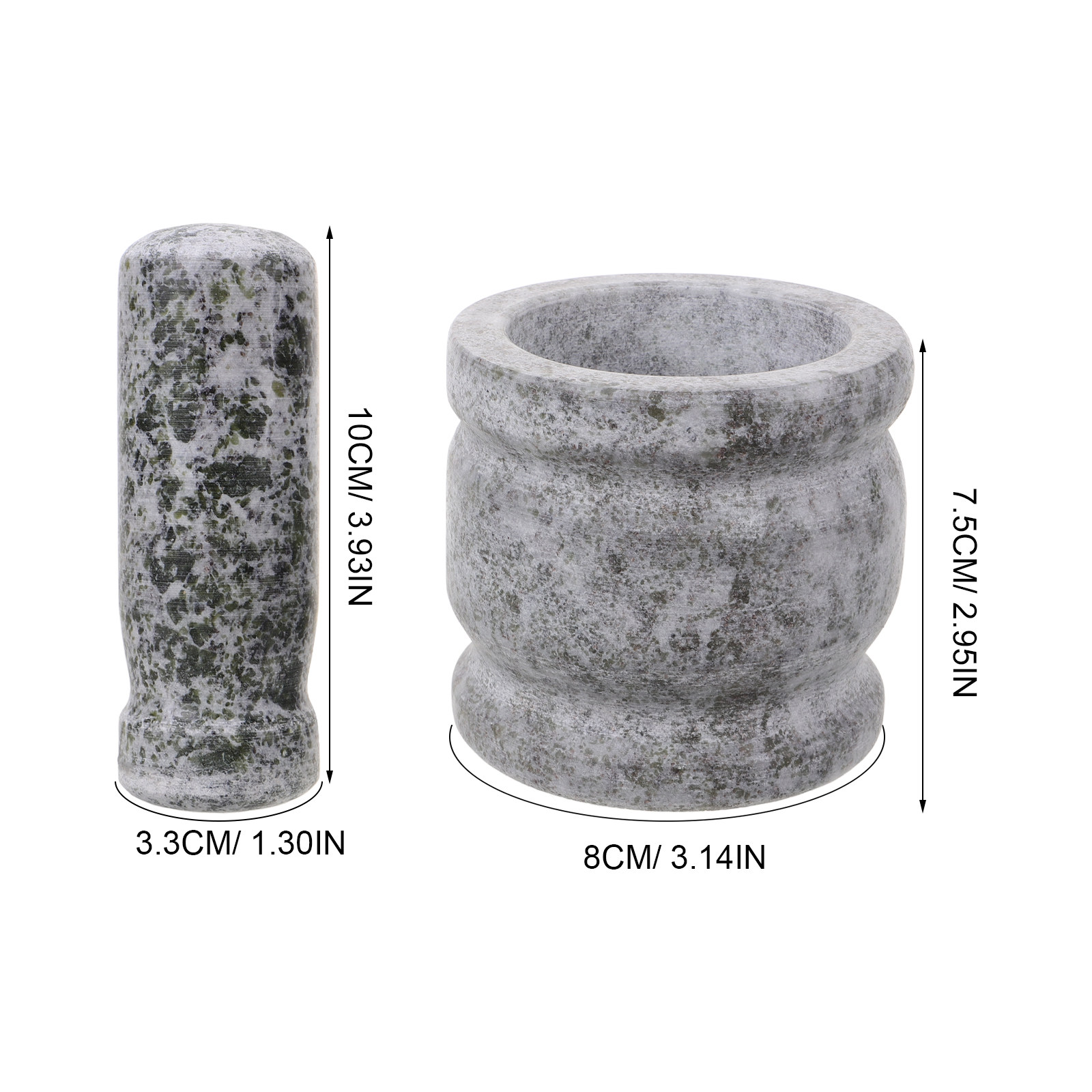 1Set Ergonomic Granite Pestle  - Mortar Pestle Granite recensie en prijs