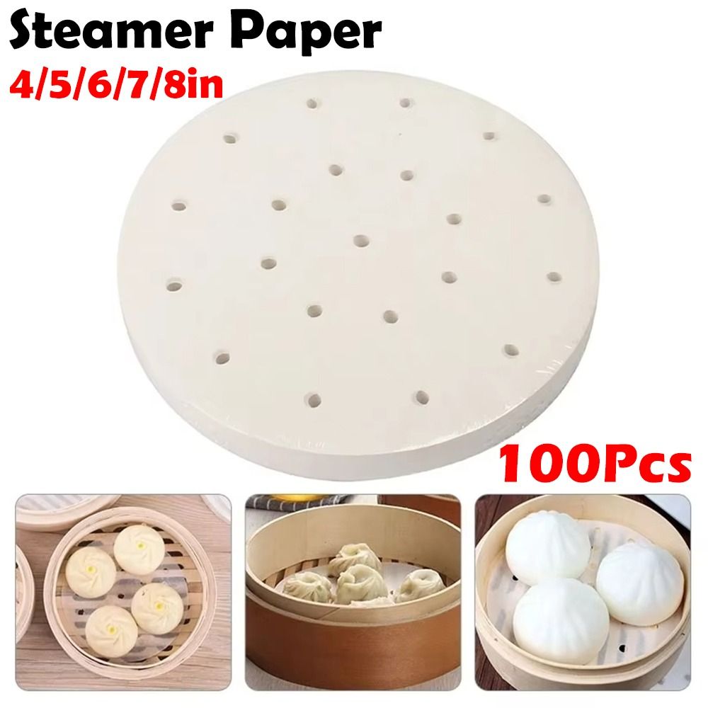 100Pcs Steamed Paper Steamed B - Home Cooking Help recensie en prijs