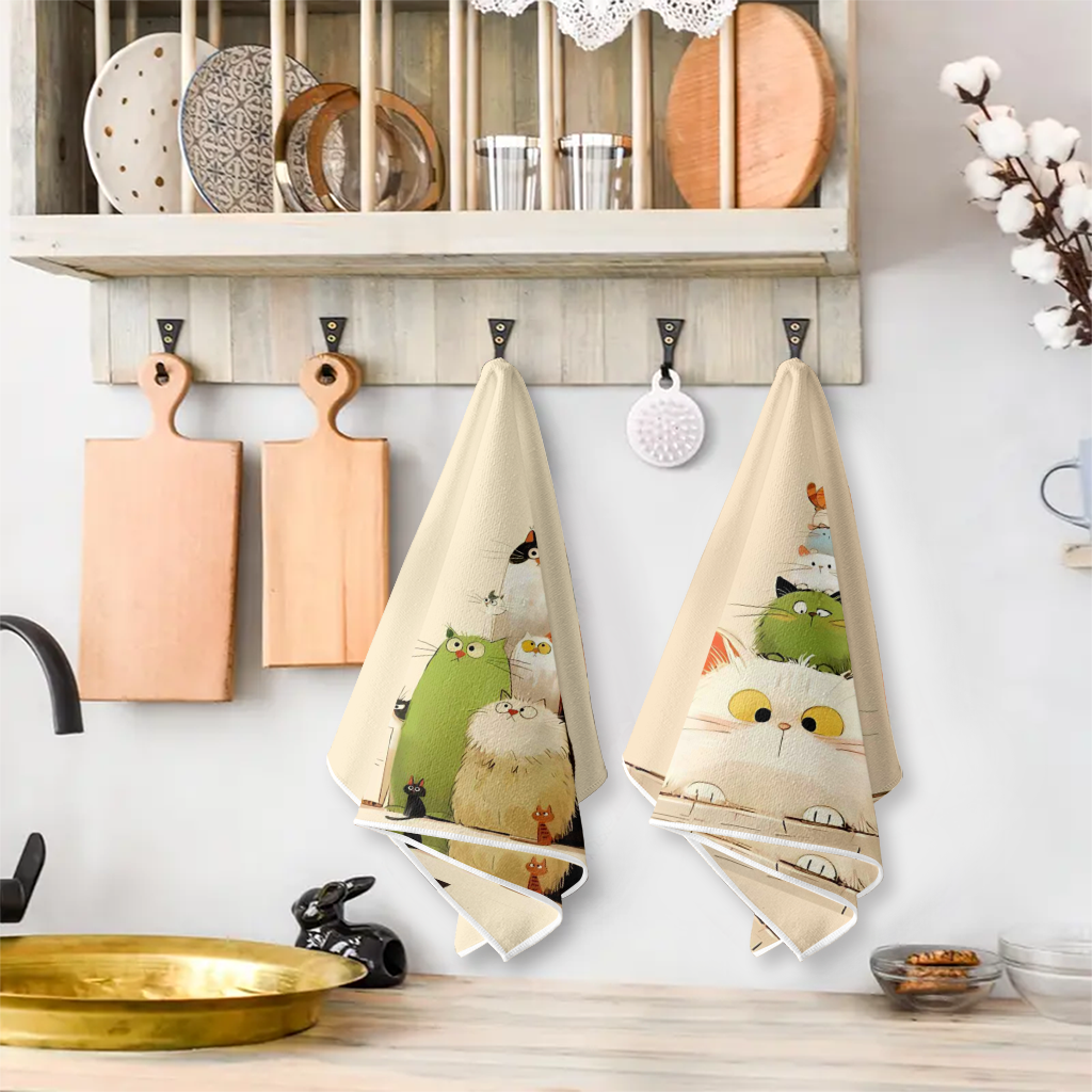 2Pcs, Cute Cat-Themed Kitchen  - Home Cooking For Cats recensie en prijs